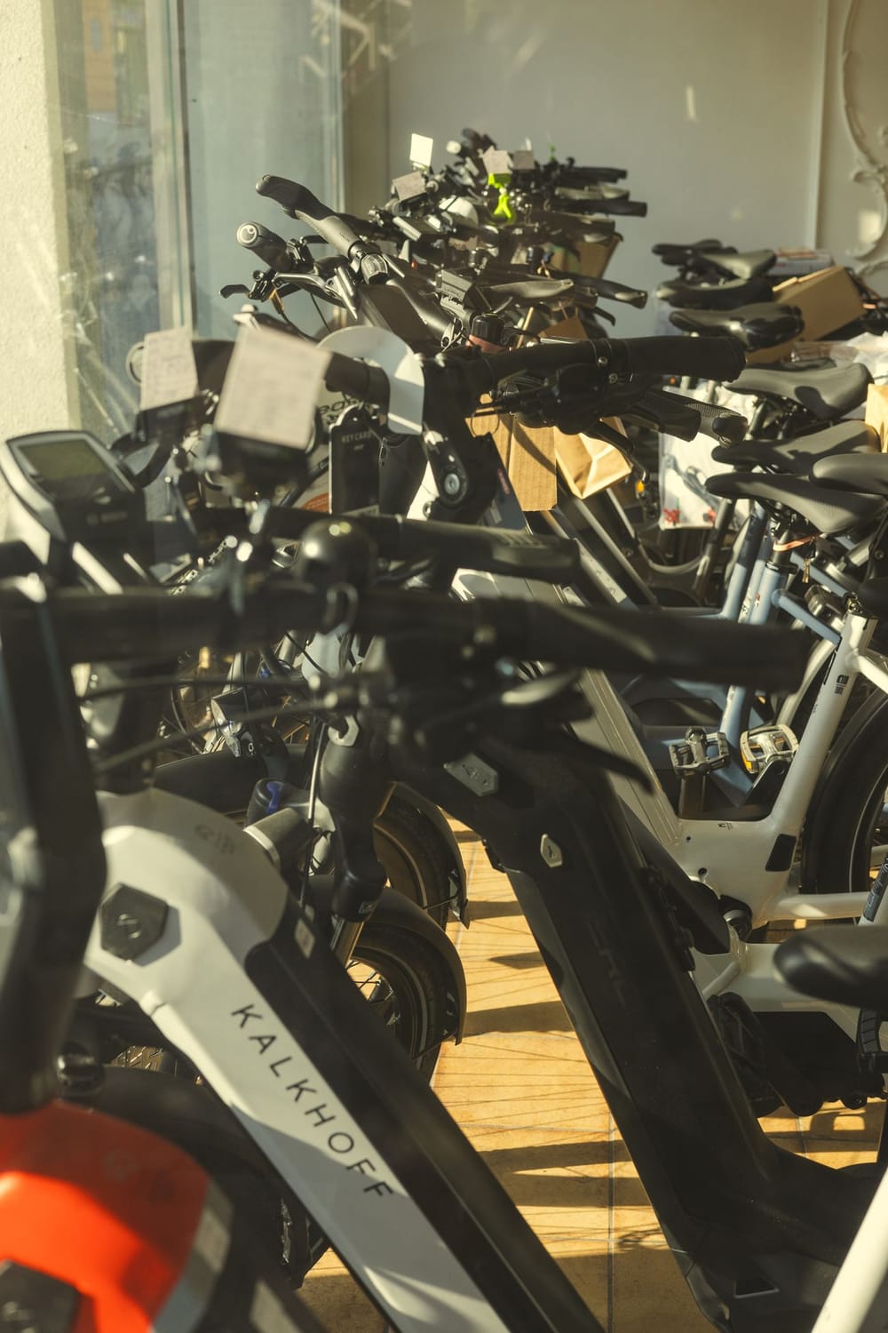 Bikes displayed in a Beyond store